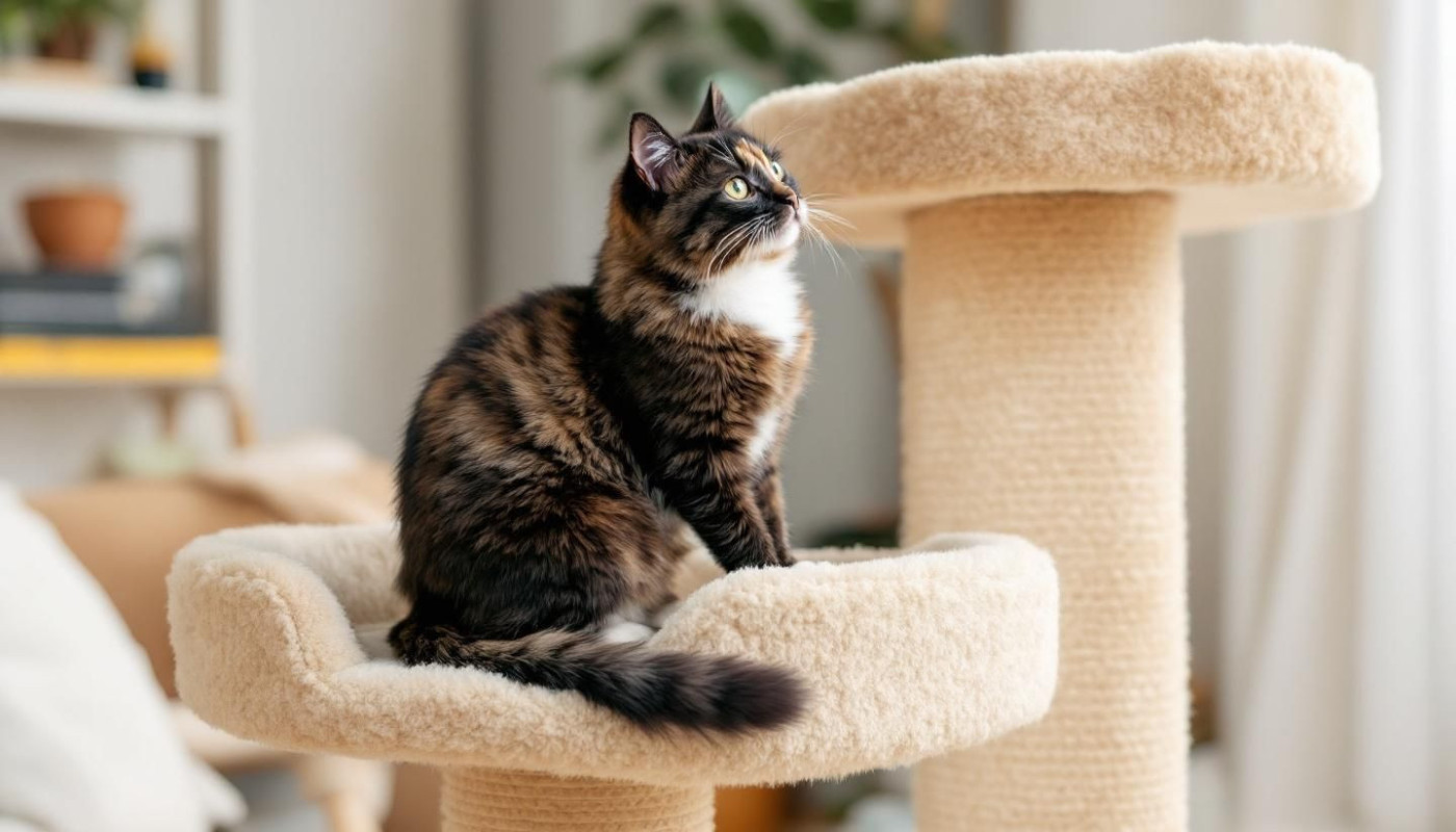 Wie wählt man den besten Kratzbaum für große Katzen aus?